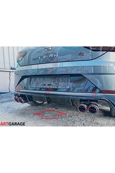 Bodykitartgarage Seat Leon 3.5 2017 Sonrası Uyumlu Difizör-fiberglass-boyasız