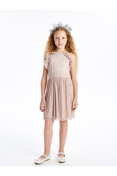 LC Waikiki LCW Kids - Κοριτσίστικο φόρεμα με λαιμόκοψη