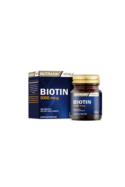 Nutraxin 5000 Mg Biotin - 30 Tablets