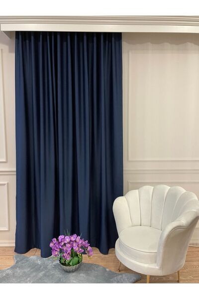 Brillant Blackout Karartma Güneşlik Fon Perde Pilesiz (düz Dikim) Ekstraforlu...