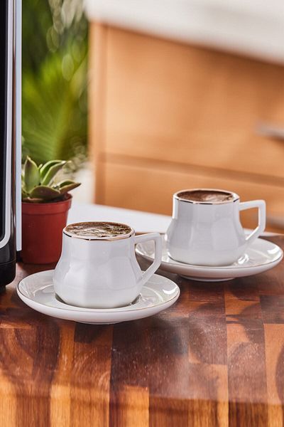 Karaca Nap Coffee Cup Set for 6 People - 80 Ml