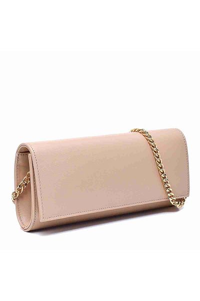Sofia Baldi Nude Colored Morısa Leather Women's Bag