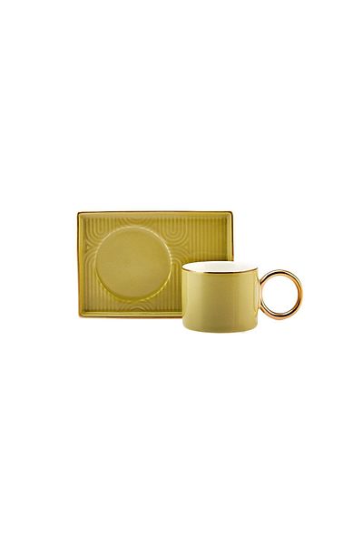 Karaca Soho Green 2-Person Coffee Cup Set 80 ml
