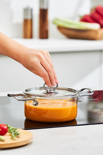 Karaca Amore Glass Deep Pot 16 cm