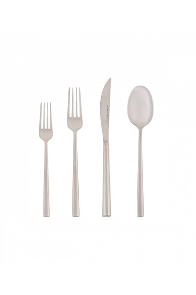 Karaca Milas 24 Piece Fork Spoon Knife Set for 6 Persons