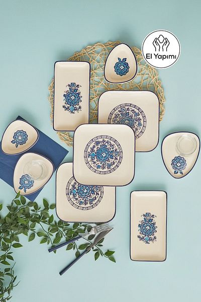 Karaca Fresia 24 Piece Breakfast Set for 6 People