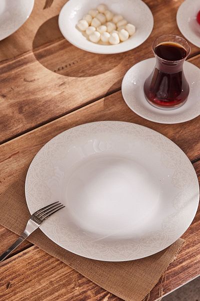Karaca Fine Pearl New Eternal 26 Pieces Breakfast Set for 6 Persons