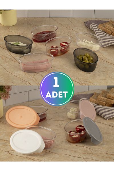 WAPPA Mica 1 Piece Jam Sauce Bowl - Tableware Presentation with Lid