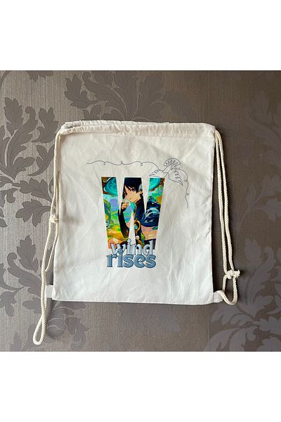 Kupabaskıcısı Genshin Impact Avare Wanderer Backpack - Letters Series