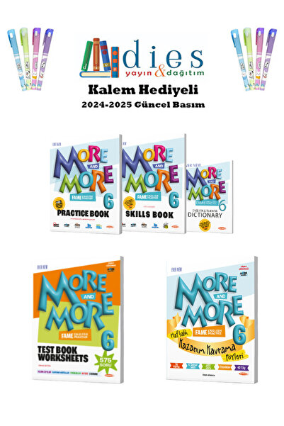 Fenomen Yayıncılık More & More 6. Sınıf Practice Book (4'lü SET) + Test Book ...