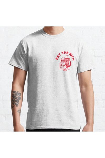 Pink Sky Unisex Hasan Piker Karl Marx Σχέδιο Doner Kebab με στάμπα - Άφθονη εφαρμογή