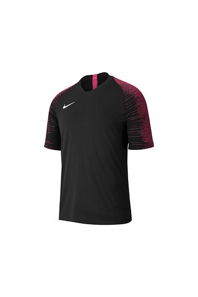 Nike Ανδρική φανέλα ποδοσφαίρου - M Nk Dry Strike Jsy SS AJ1018-011 Μαύρο