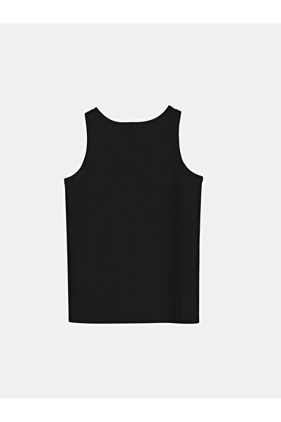 LC Waikiki Boy's Black Crew Neck Tank Top - Cw Kids Set of 2
