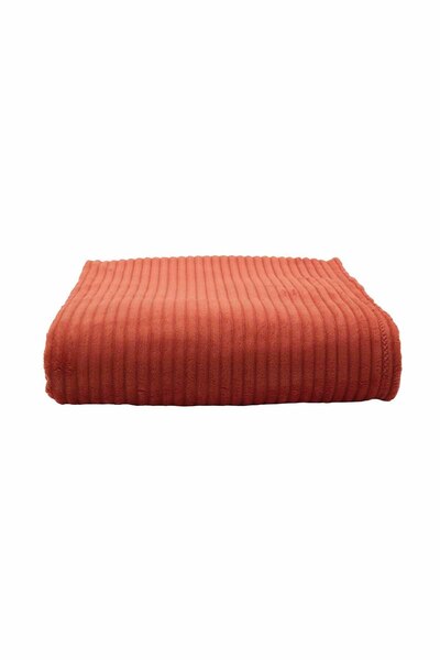 Karaca Home Single Joena Blanket Terracotta