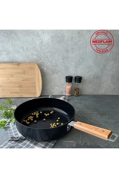 NEOFLAM Bien Cast Wok Pan 24cm - Black