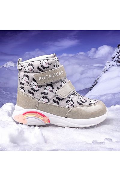 BUCKHEAD Lighted, Water Resistant and Velcro Boots for Girls