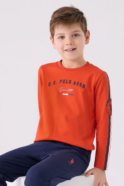 U.S. Polo Assn. U.S. Polo Assn Round 4-15 Licensed Male Pajama Suit