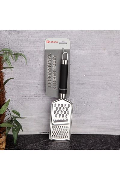 SİHİRLİ AYAKLAR Metal Hand Grater - Black Handle Design
