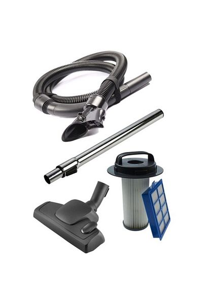 Marketto Philips Fc 9201 Compatible Marathon Vacuum Cleaner Hose Nozzle Pipe Filter Set Black