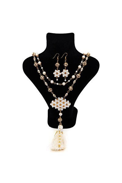 e38 El Işçiliği Incili Cevşen Kolye - 4549