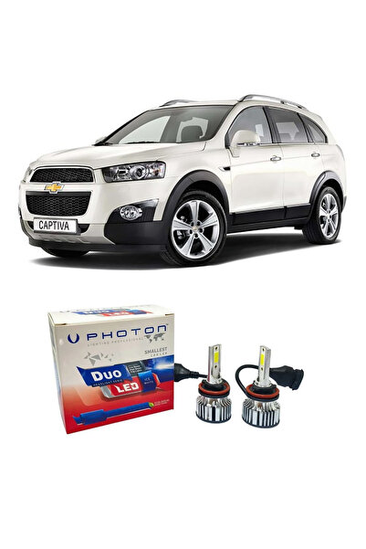 Photon Chevrolet Captiva Led Xenon Kısa Far Ampulü H7 Duo Yeni Seri Beyaz 200...