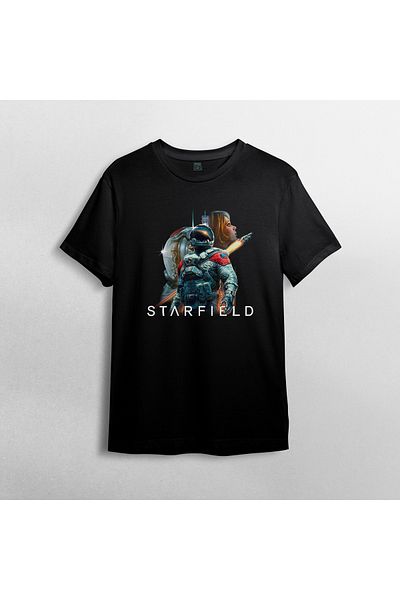 Pixxa Μπλουζάκι Starfield Crew Neck 100% βαμβακερό - 1