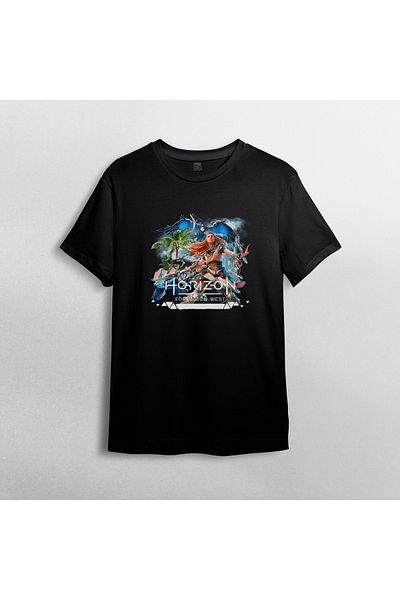 Pixxa Μπλουζάκι Horizon Forbidden West Crew Neck 100% βαμβακερό - 1