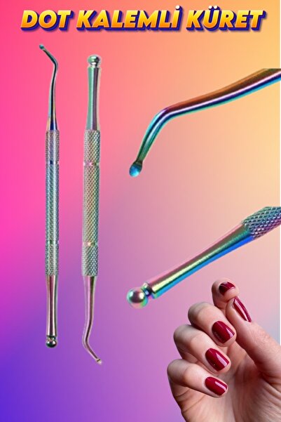 xolo Çift Taraflı Manikür ve Pedikür Küret ve Dot Kalem Seti XLK103