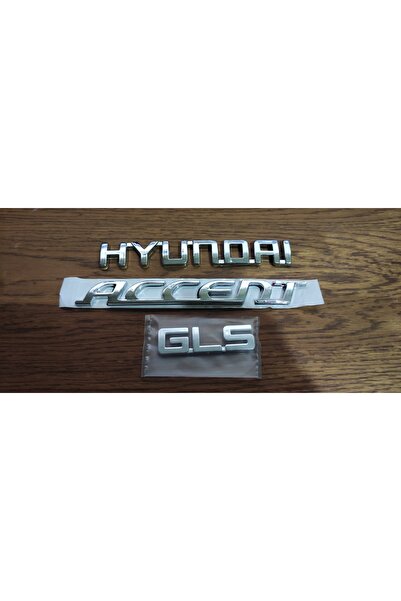 Genel Markalar HYUNDAİ ACCENT GLS KASA YAZI ARKA BAGAJ YAZISI BİRLEŞİK ACCENT...