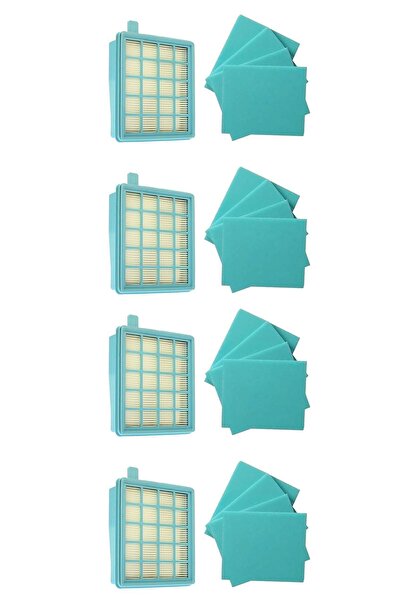 optream فيليبس FC 8671 PowerPro Active - 4 فلتر هيبا + 16 إسفنجة