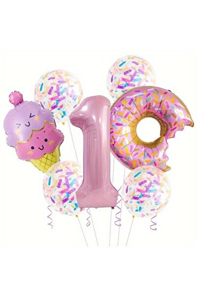 Mini Parti متجر الحفلات الصغيرة - مجموعة بالونات الآيس كريم