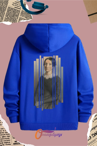 oneagılyazı سويت شيرت مطبوع بظهر صورة للجنسين