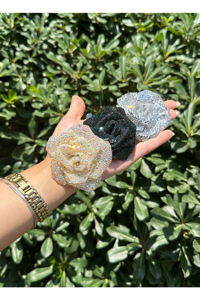 vela accessories Güllü Ekru Kadın Toka