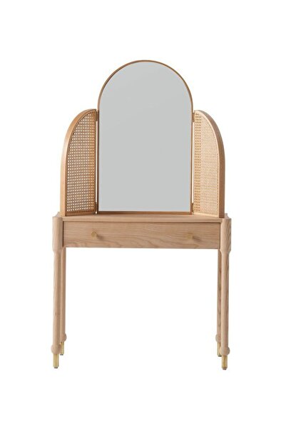 Sesa Tasarım Makyaj Masası, Hazeran - Rattan