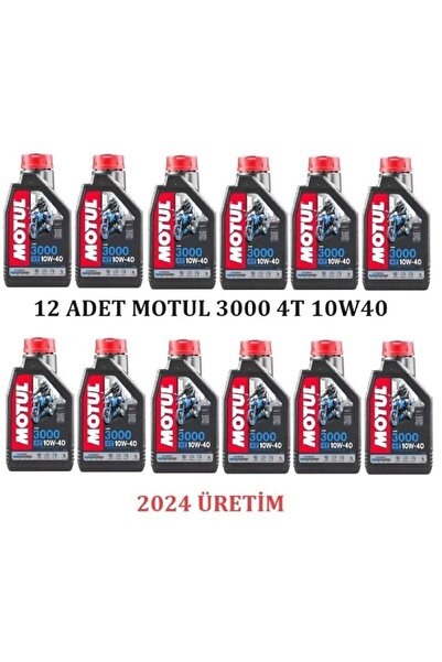 Motul 2024 ÜRETİM 12 ADET MOTUL 3000  10W40