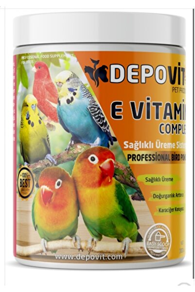 DEPOVİT Depovit E Vitamin Komplex Tüm Kafes Kuşları 300 gr