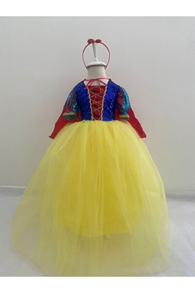 Pano Kids Patiska Nostalji Costum de Albă ca Zăpada (Coroana Pelerinei TARLATAN)