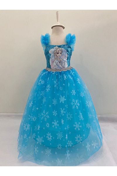 Pano Kids Patiska Nostalji Costum Imprimat Elsa - Model suspendat