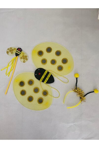 Pano Kids Patiska Nostalji TÜTÜ ETEK VE ARI KANAT TAÇ SET