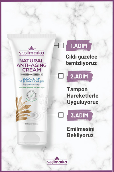 yeşilmarka Doğal Yaşlanma Karşıtı (ANTİ AGİNG) Krem - Gençleştirici Etki Ve Işıltılı Görünüm