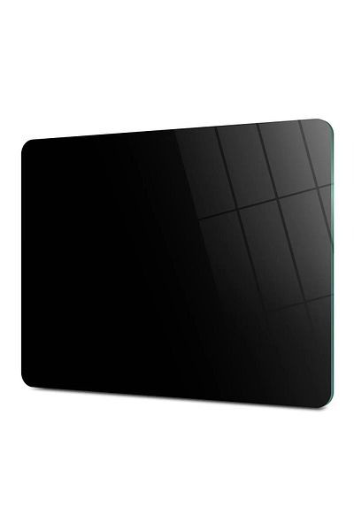 Decovetro لوح تقطيع زجاجي بلون سادة Ral9017 - لوح تقطيع، 30x40 سم