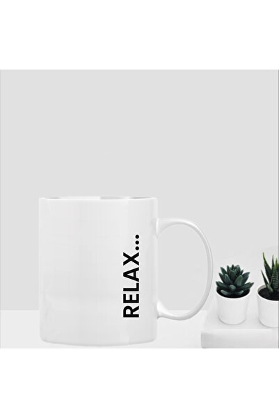 EYBaskı Tasarım كوب بورسلين أبيض - تصميم مكتوب