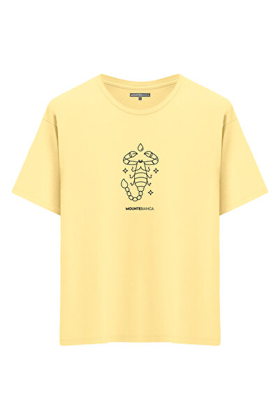 Mounte Bianca A Krep Oversize kroj T-shirt