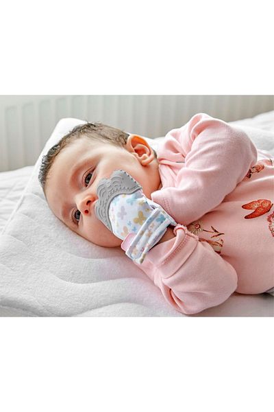 Babyjem Gray Teether Glove