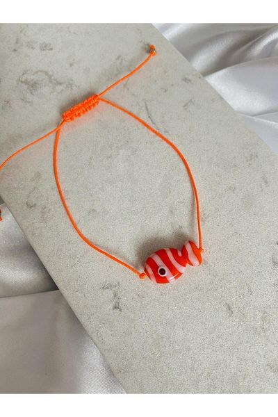 SWORDS CONCEPT Murano Glass Fish Model Adjustable Bracelet