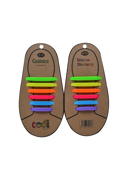 Coolnice Child Size Non-Binding Silicone Laces