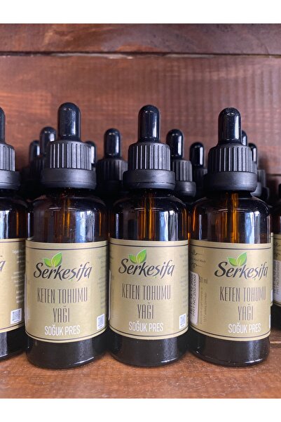 Keten tohumu yağı 50cc (soğuk sıkım seyrettilmemiş)