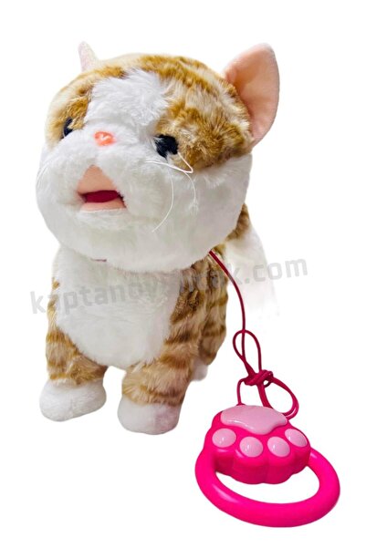 Kids Tasmalı Dil Çıkartan Sesli Hareketli Sevimli Kedi