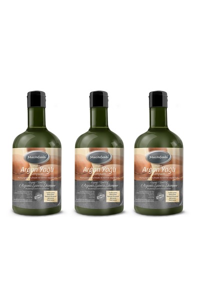 Mecitefendi Organik Argan Yağlı Şampuan 400 ml 3'lü