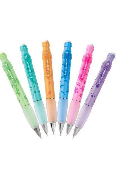 Serve Deep Mechanical Pencil - Nature Theme 0.7 mm - Set of 6